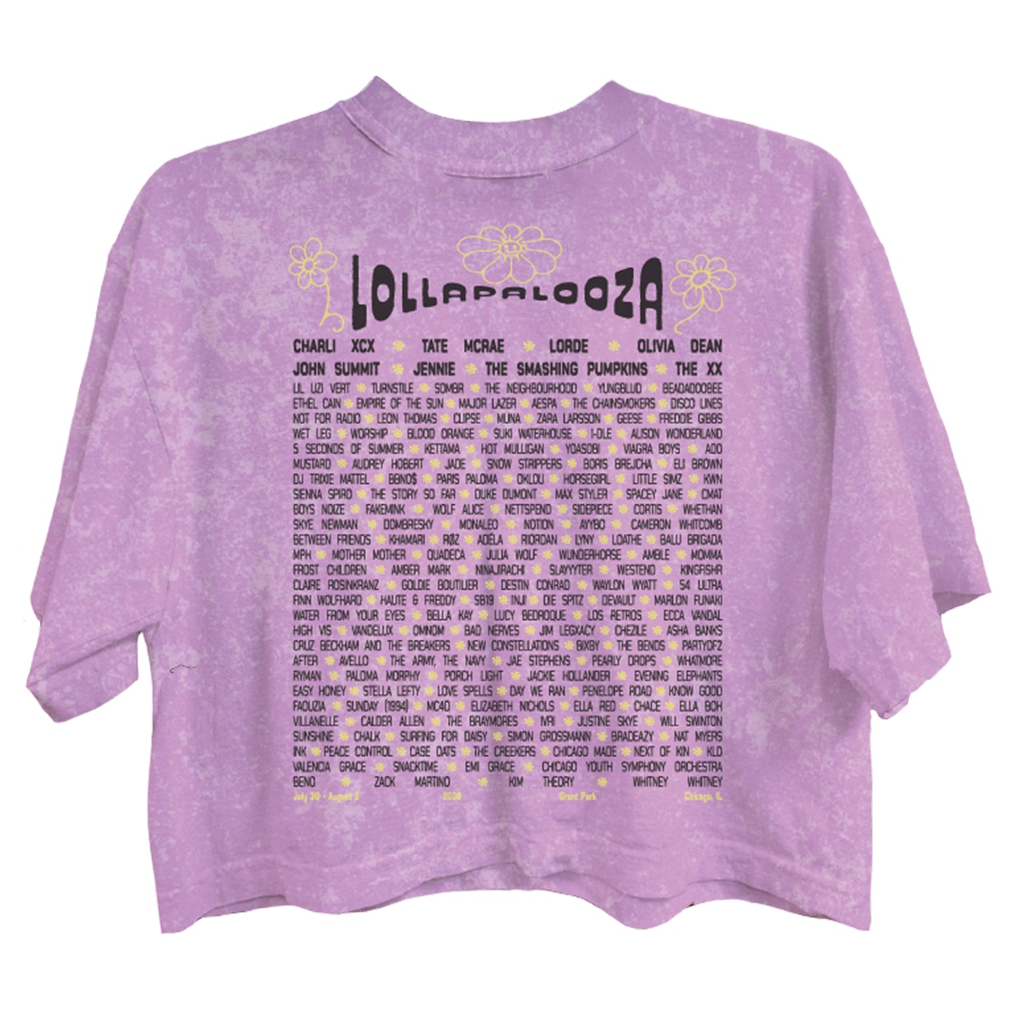 Wallflower Women's Lineup Crop Tee