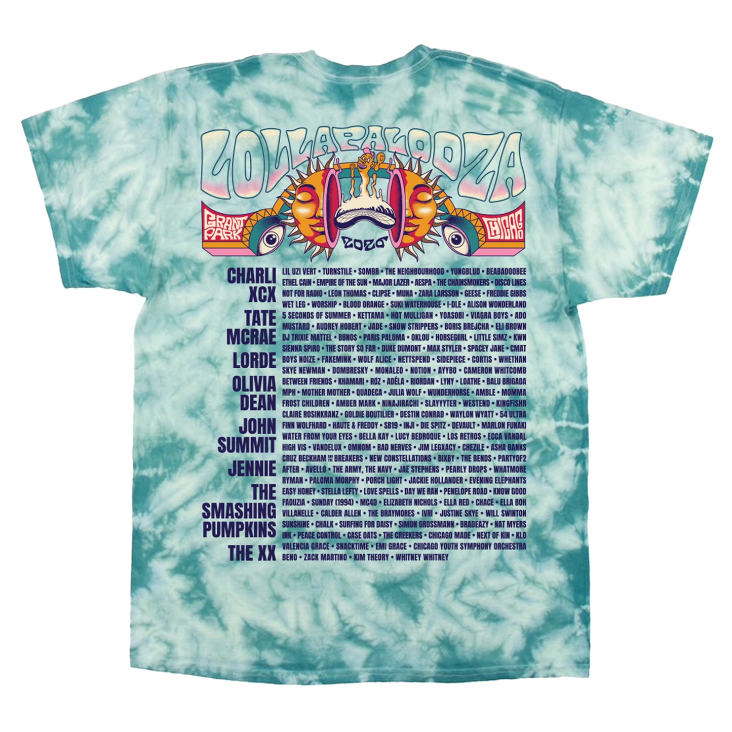Poster Tie Dye Lineup Tee