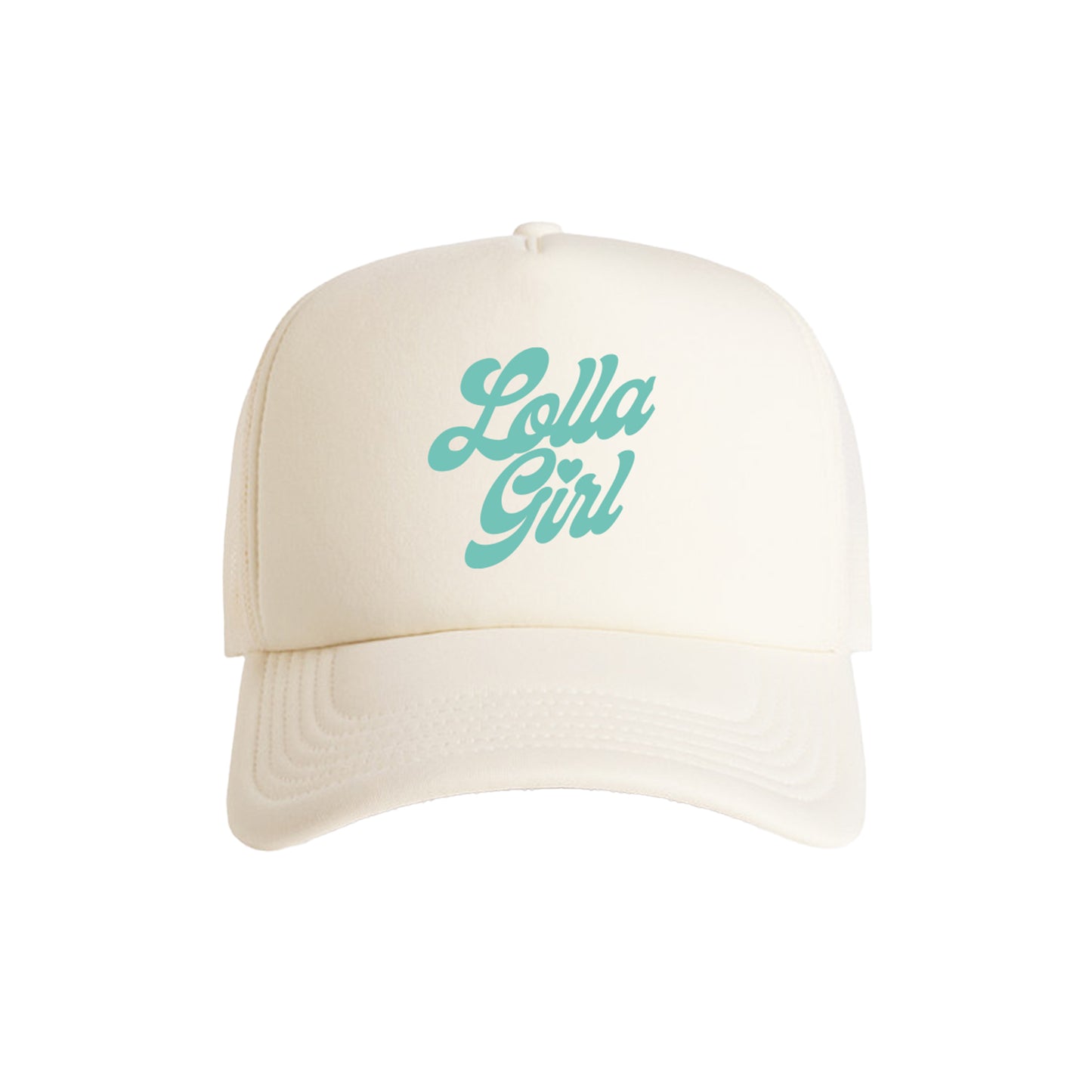 Lolla Girl Script Hat - Ecru