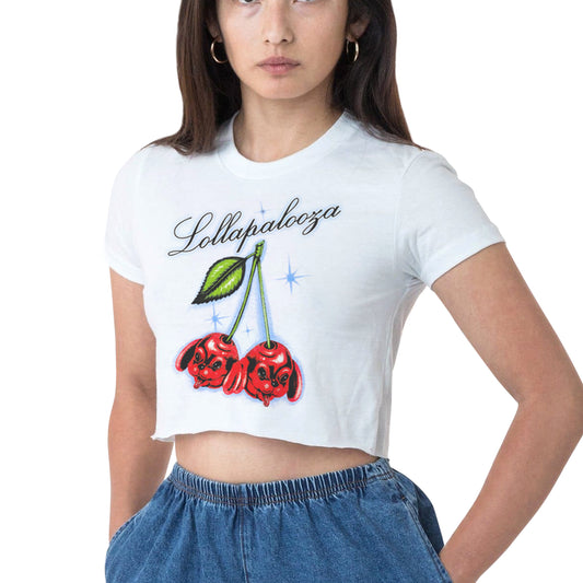 Women's Cherry Dog Crop Tee (Online Exclusive)