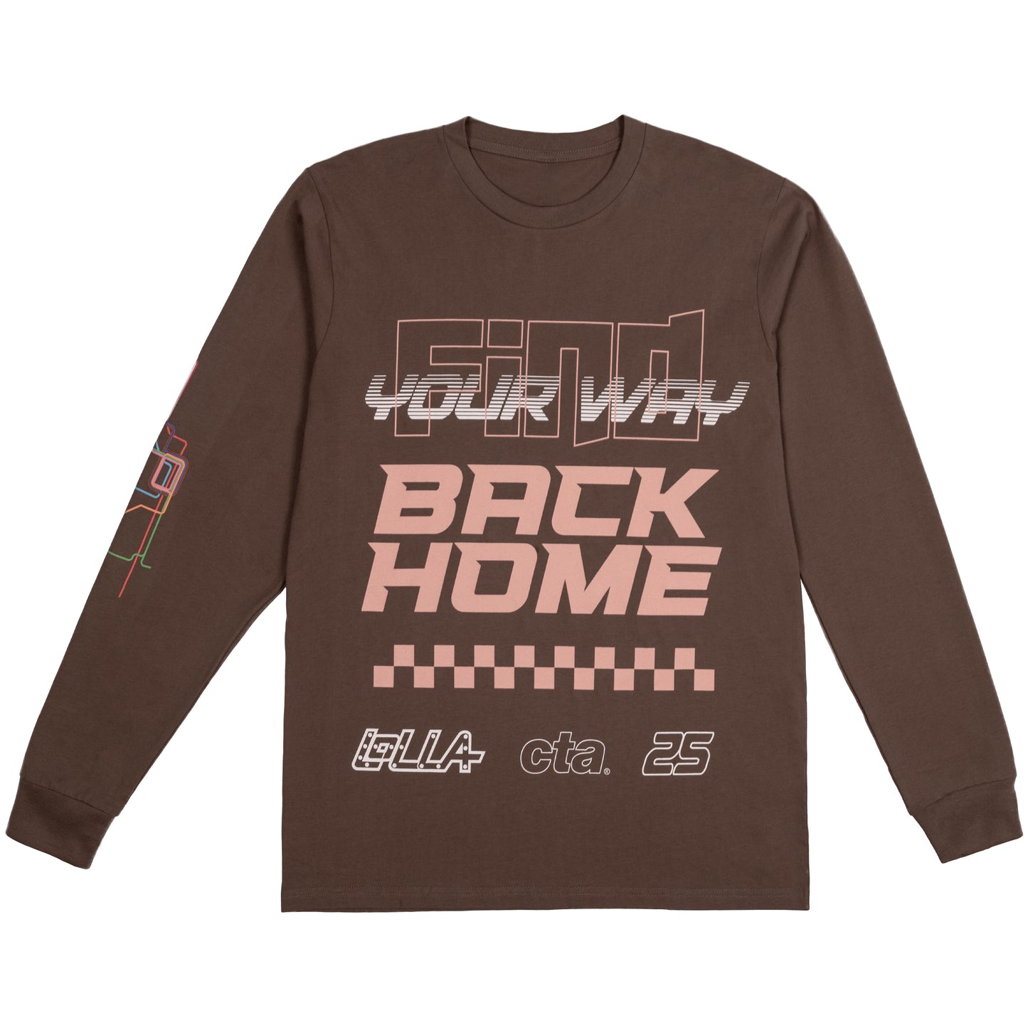 Lollapalooza x CTA x Ellen Ma Find Your Way Long Sleeve Tee (Online Exclusive)