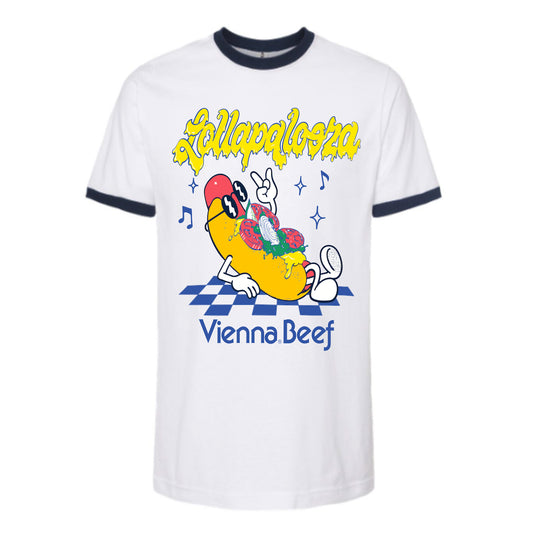 Vienna Beef x Lollapalooza Ringer Lineup Tee