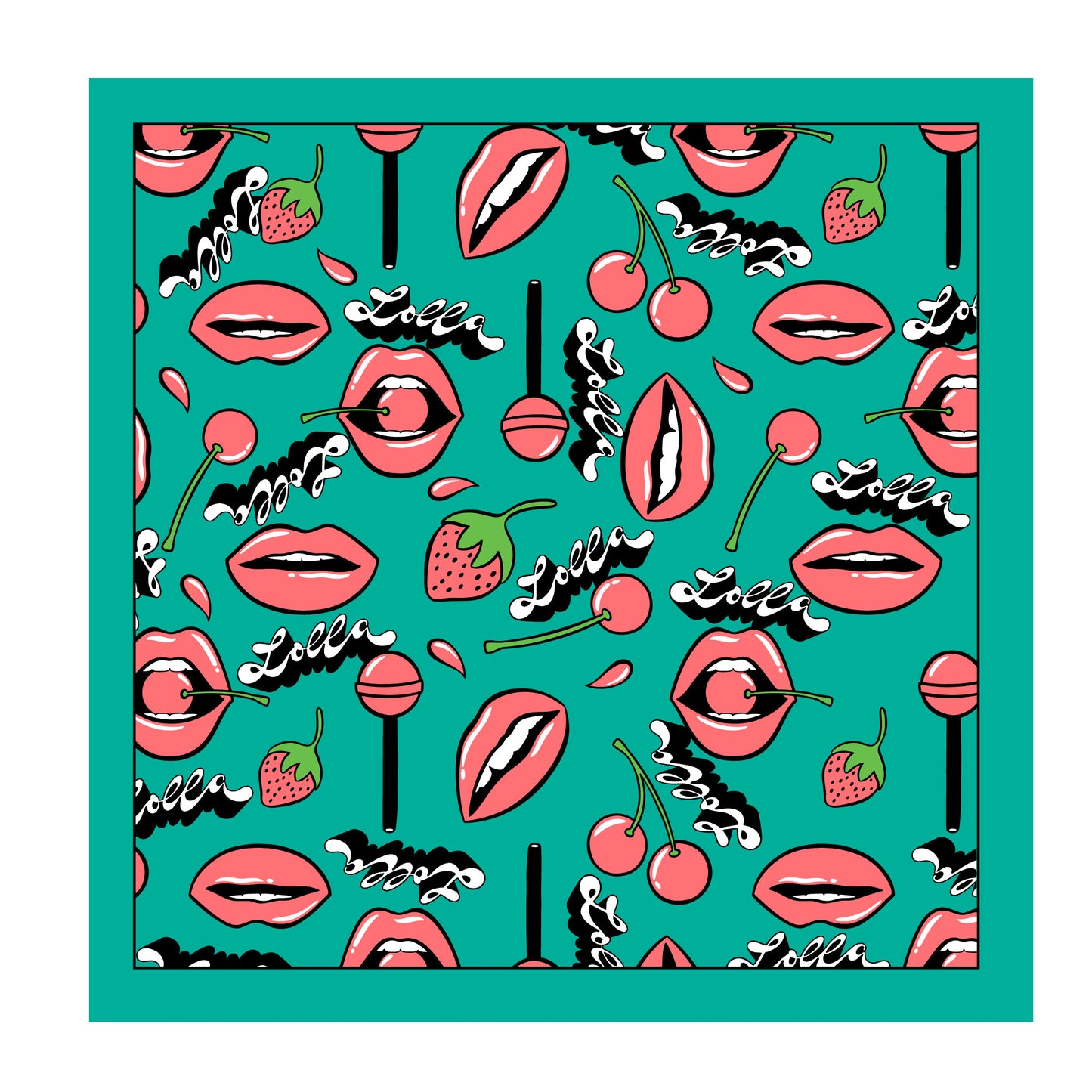 Cherry Lips Bandana