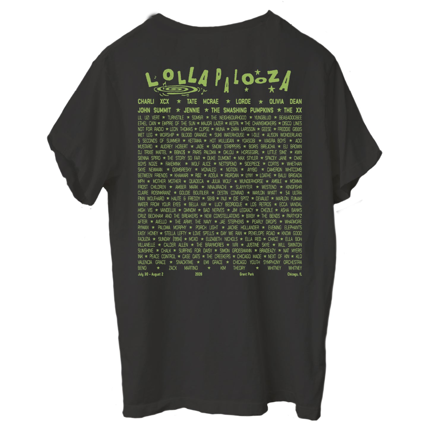 Lolla Collage Lineup Tee