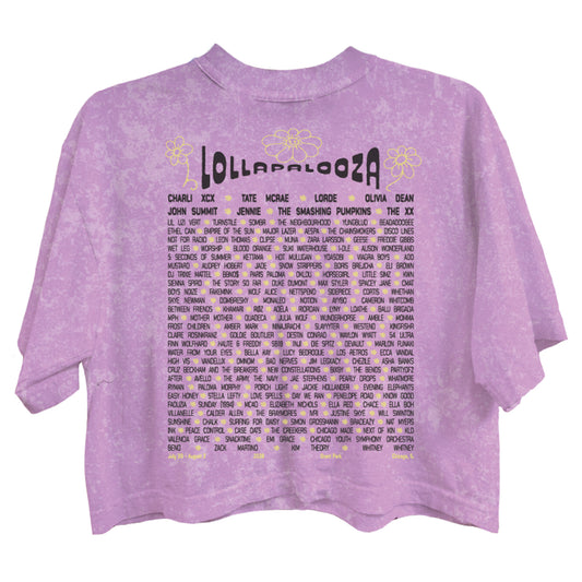 Wallflower Women's Lineup Crop Tee