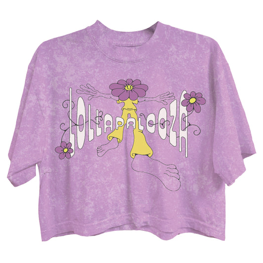 Wallflower Women's Lineup Crop Tee