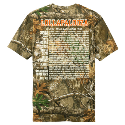 Lolla Camo Lineup Tee