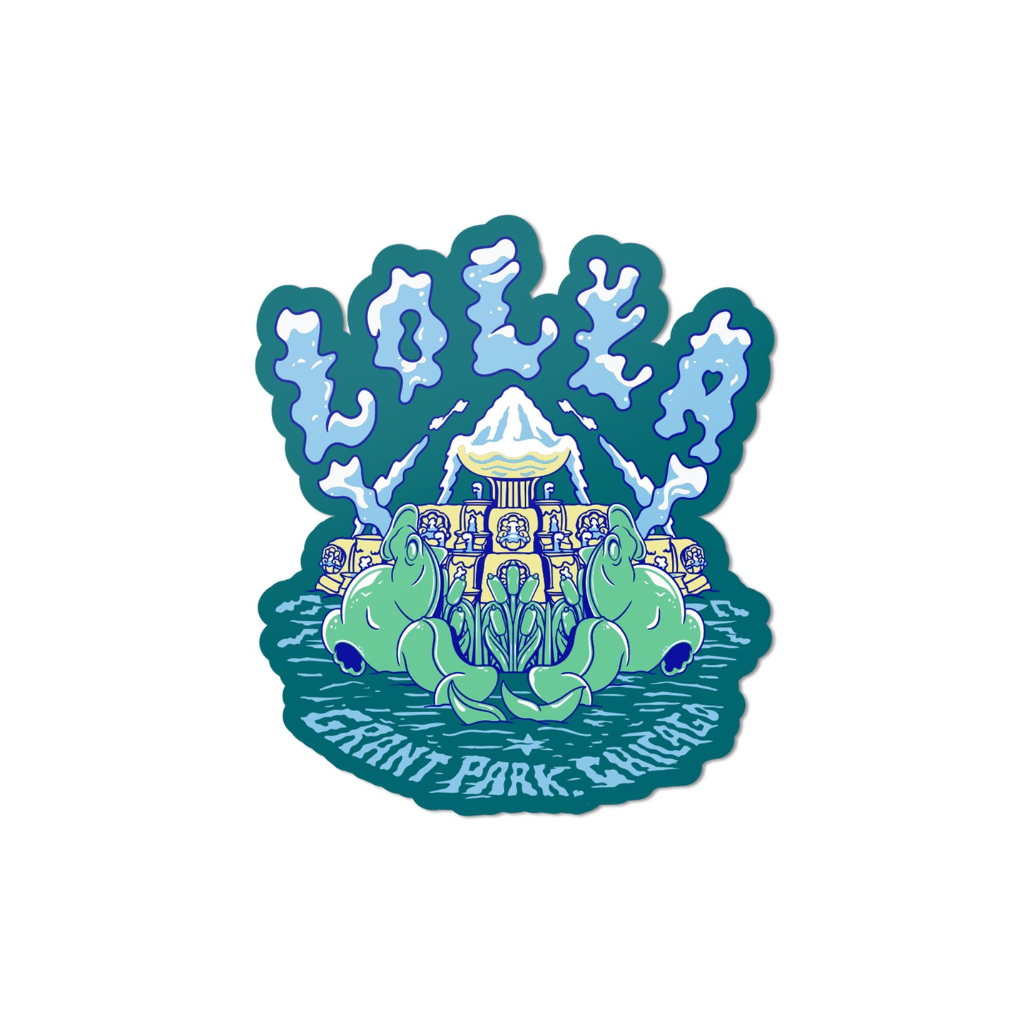 Fountain Sticker
