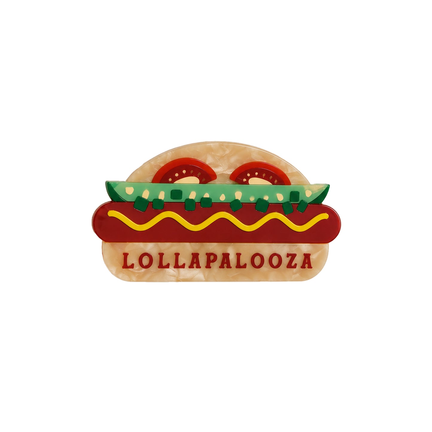 Hot Dog Hairclip