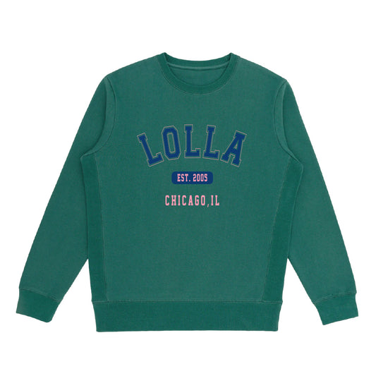 Lolla Collegiate Pullover Crewneck Sweatshirt (Pre-Order)