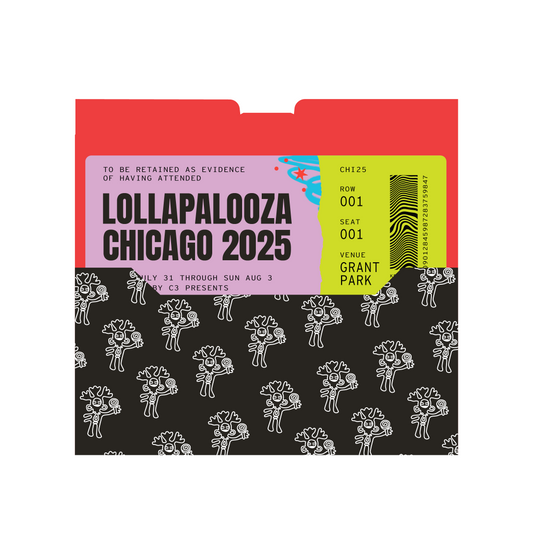 2025 Lollapalooza Souvenir Ticket (Pre-Order)