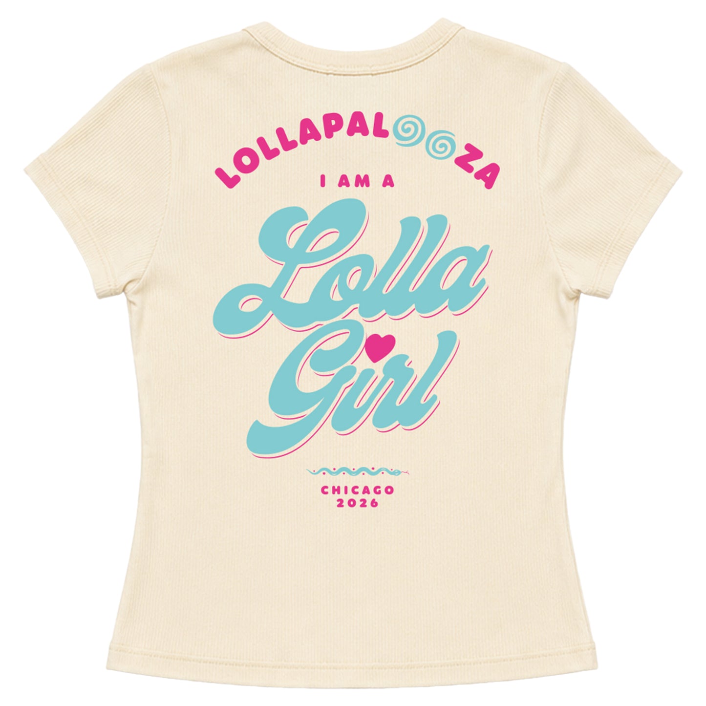 Lolla Girl Tee - Creme