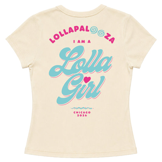 Lolla Girl Tee - Creme