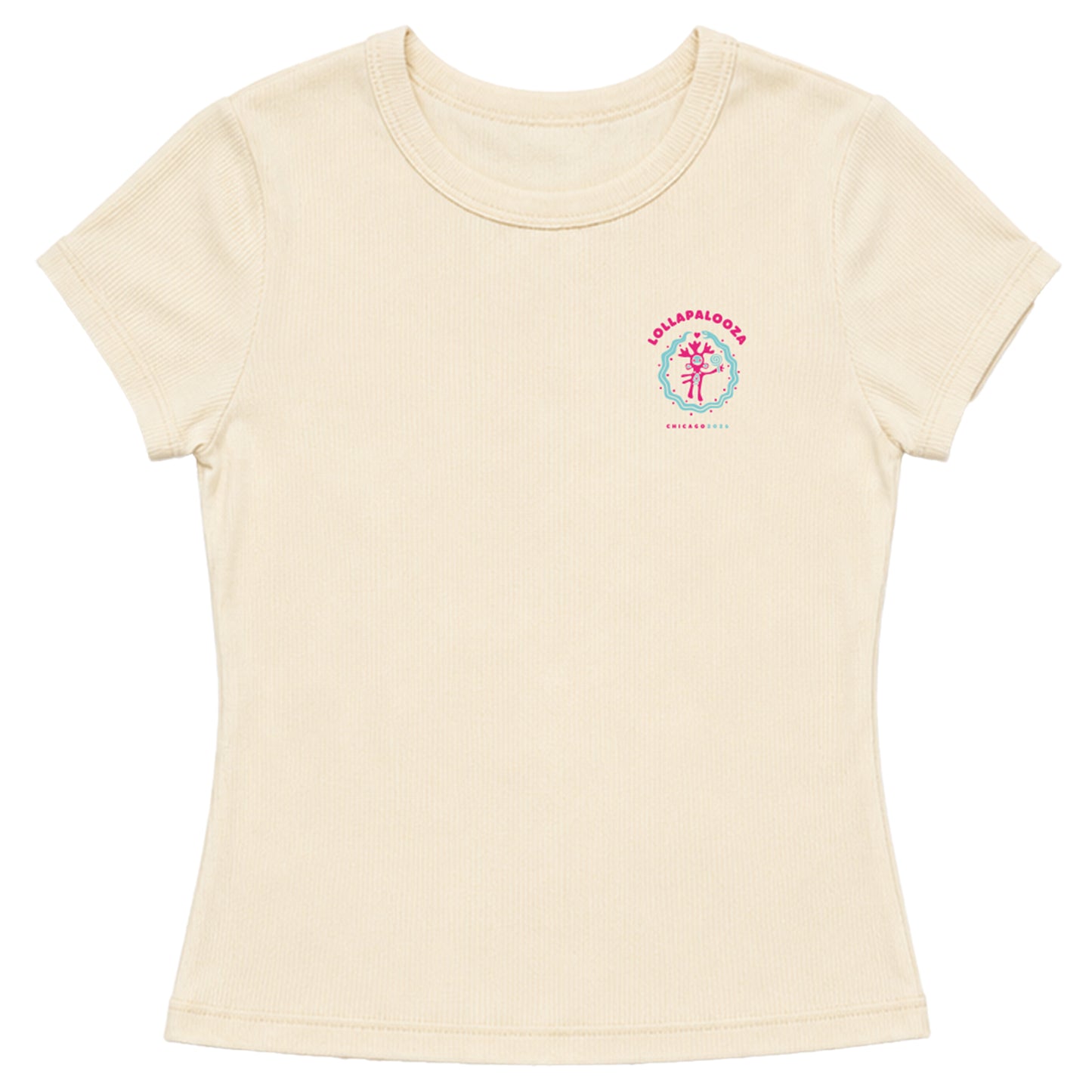 Lolla Girl Tee - Creme