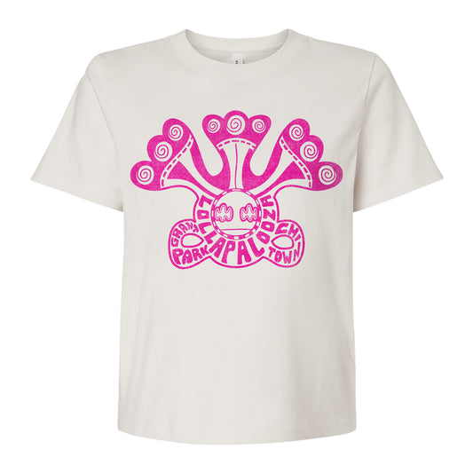 Women's Lolla Guide Lineup Boxy Tee