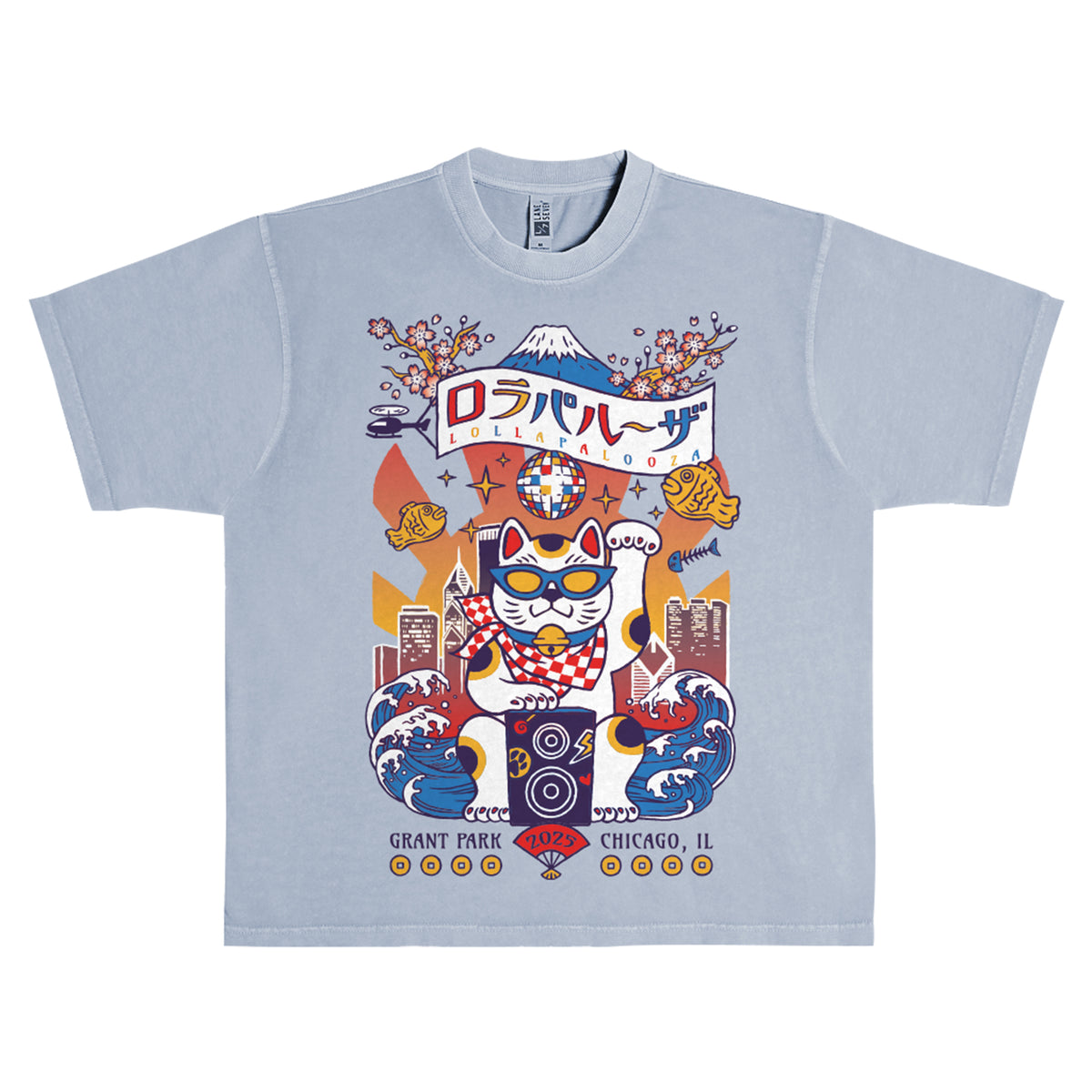 Lucky Cat Lineup Tee – Lollapalooza Store