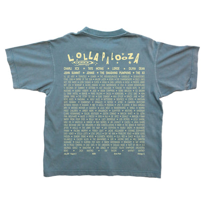 Lolla Collage Lineup Tee - Pebble Blue