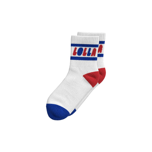 Lolla Run Club Quarter Crew Socks