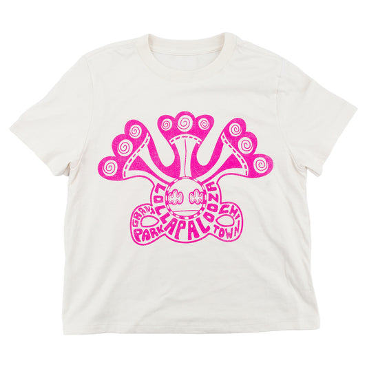 Women's Lolla Guide Lineup Boxy Tee