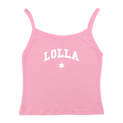 Lolla Star Baby Rib Spaghetti Tank