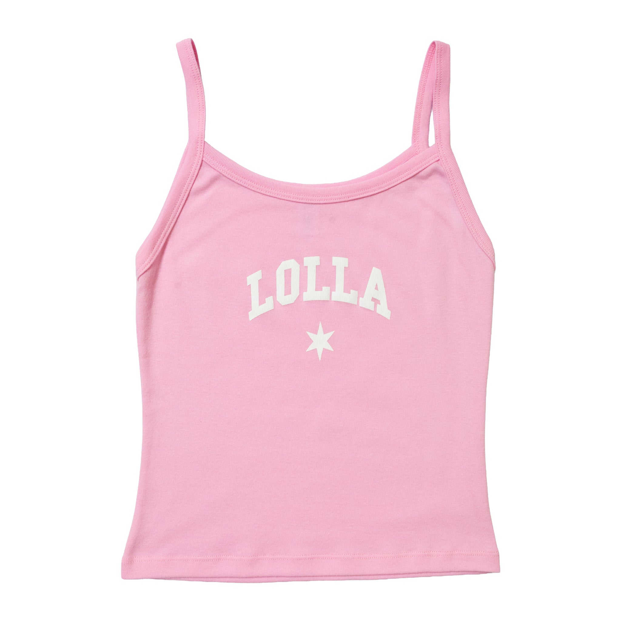Lolla Star Baby Rib Spaghetti Tank – Lollapalooza Store