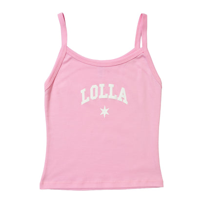 Lolla Star Baby Rib Spaghetti Tank