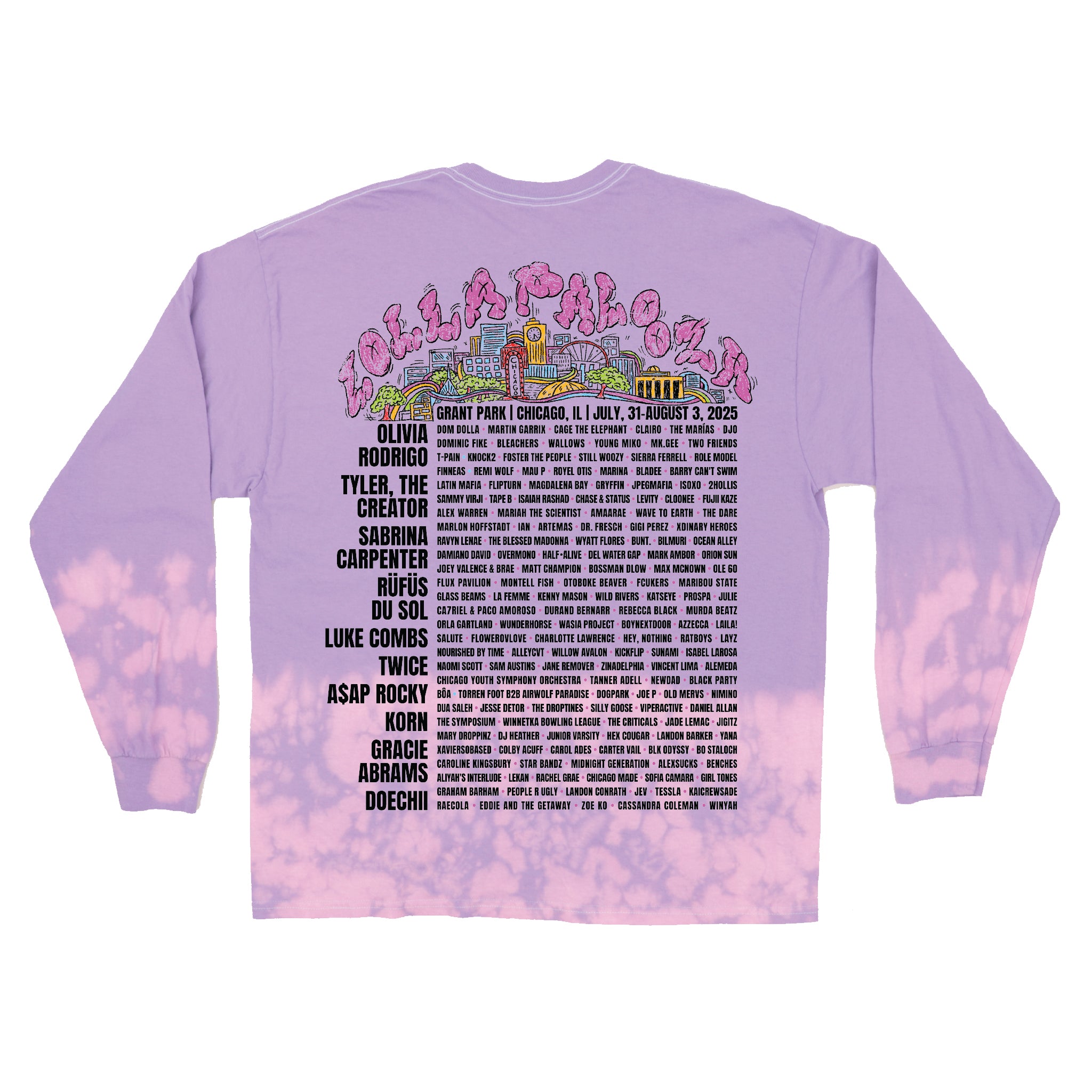 トップス CHALLENGER L/S TIE DYE LOGOTEE Groovy Tie Dye Long Sleeve Tee – Strokers Dallas
