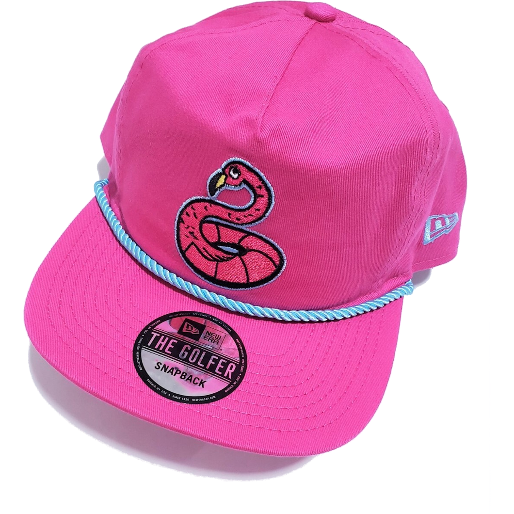 Flamingo Pink Golfer hat