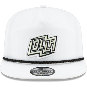 Lollabolt White Golfer Hat