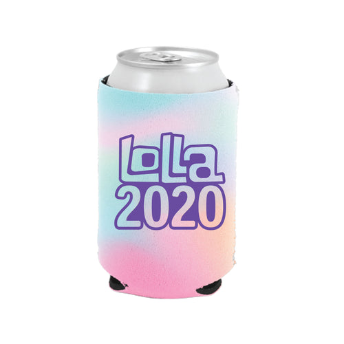 Lolla2020 Tie-Dye Koozie